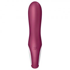   Satisfyer Hot Bunny - inteligentný, vyhrievací vibrátor s ramenom na klitoris (červený)