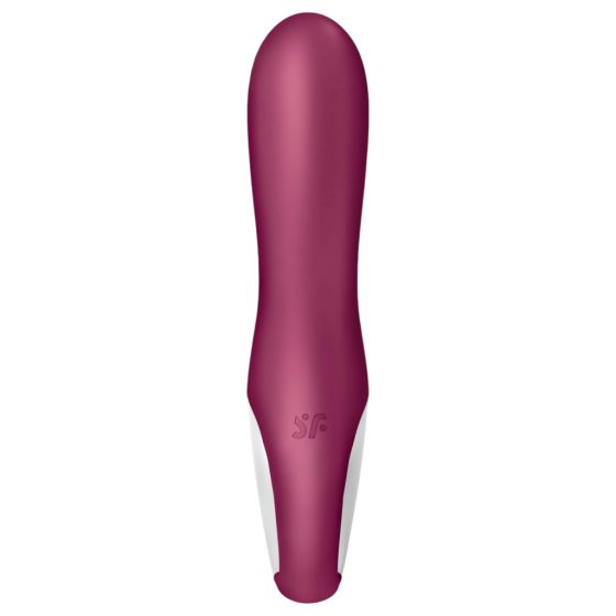 Satisfyer Hot Bunny - inteligentný, vyhrievací vibrátor s ramenom na klitoris (červený)