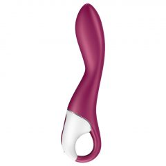   Satisfyer Heated Thrill - inteligentný, nabíjací, ohrievajúci vibrátor (červený)