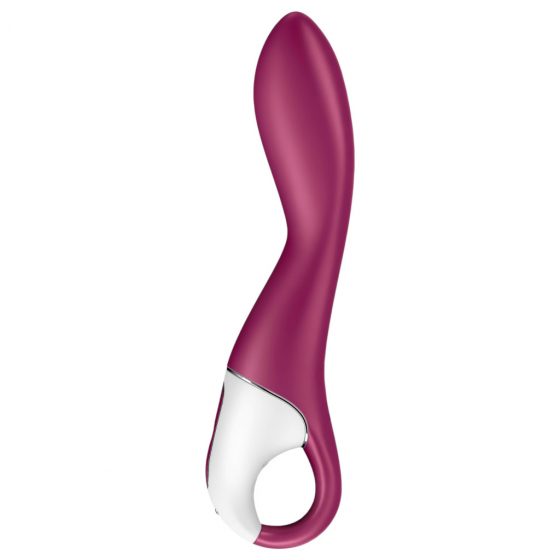 Satisfyer Heated Thrill - inteligentný, nabíjací, ohrievajúci vibrátor (červený)