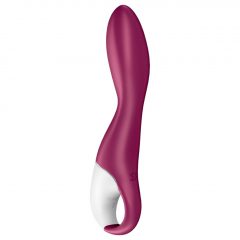   Satisfyer Heated Thrill - inteligentný, nabíjací, ohrievajúci vibrátor (červený)