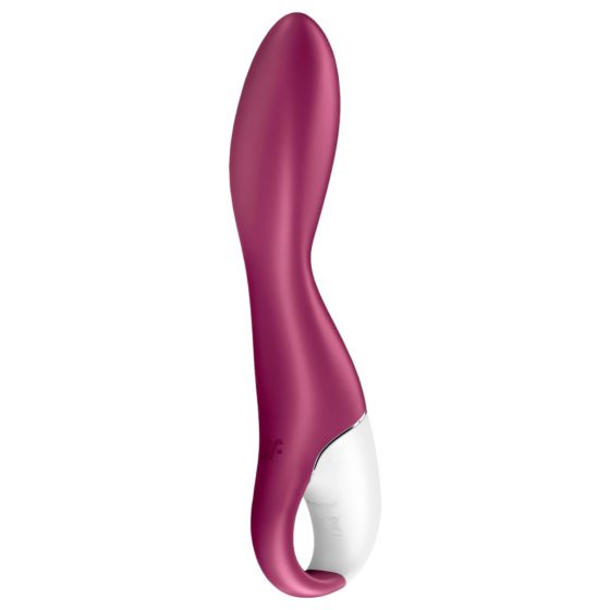 Satisfyer Heated Thrill - inteligentný, nabíjací, ohrievajúci vibrátor (červený)