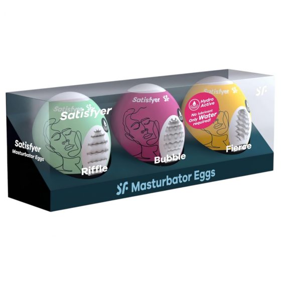 Satisfyer Egg RBF - masturbačné vajíčko set (3 ks)