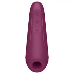   Satisfyer Curvy 1+ - nabíjací, vodotesný smart vibrátor na stimuláciu klitorisu (červená ruža)