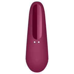   Satisfyer Curvy 1+ - nabíjací, vodotesný smart vibrátor na stimuláciu klitorisu (červená ruža)