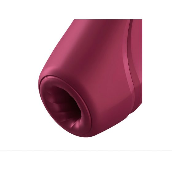 Satisfyer Curvy 1+ - nabíjací, vodotesný smart vibrátor na stimuláciu klitorisu (červená ruža)