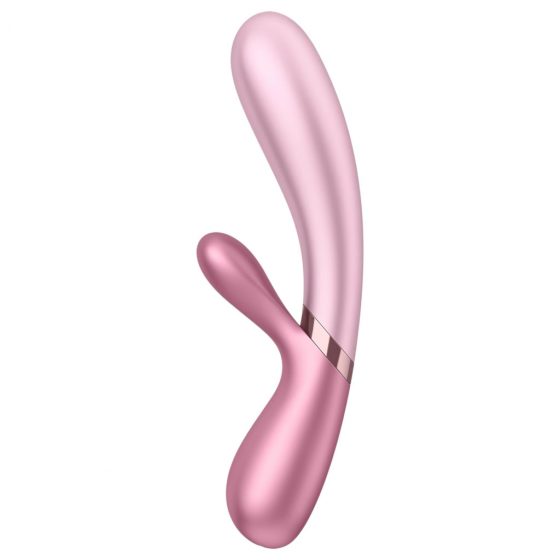 Satisfyer Hot Lover - inteligentný, nabíjací, ohrievajúci vibrátor (ružový)