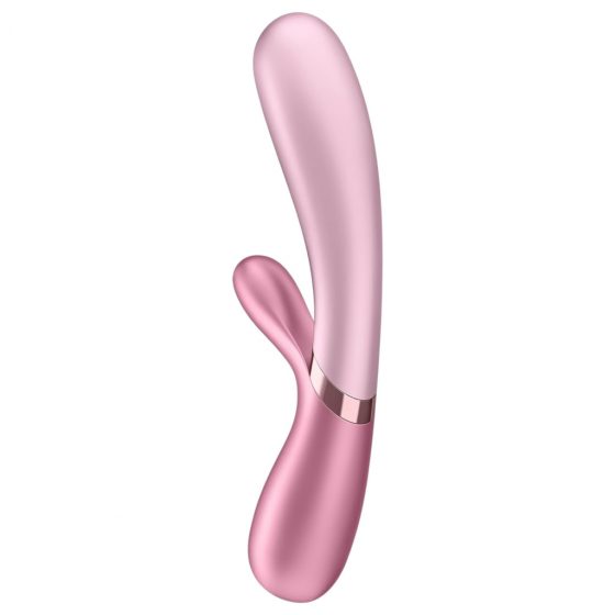 Satisfyer Hot Lover - inteligentný, nabíjací, ohrievajúci vibrátor (ružový)