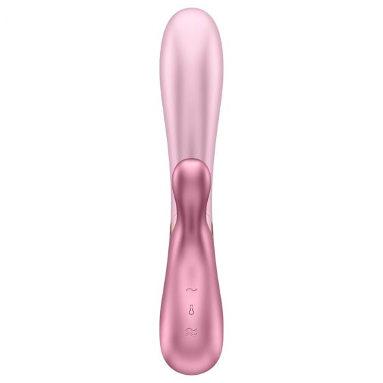 Satisfyer Hot Lover - inteligentný, nabíjací, ohrievajúci vibrátor (ružový)