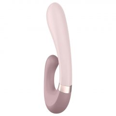   Satisfyer Heat Wave - inteligentný, pákový vibrátor s ohrevom (béžový)