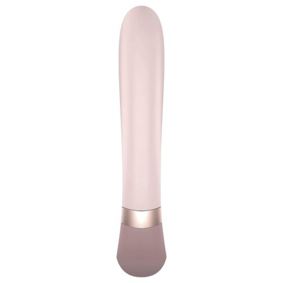 Satisfyer Heat Wave - inteligentný, pákový vibrátor s ohrevom (béžový)