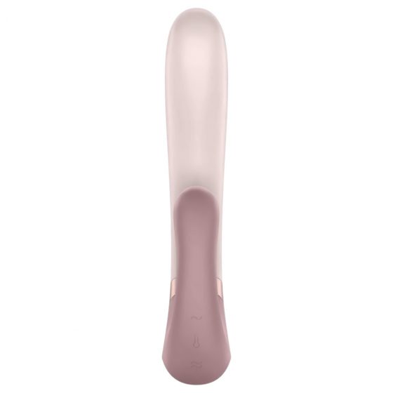 Satisfyer Heat Wave - inteligentný, pákový vibrátor s ohrevom (béžový)