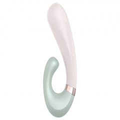   Satisfyer Heat Wave - inteligentný, pákový vibrátor s ohrevom (mäta)