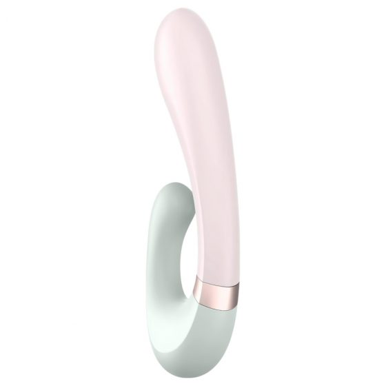 Satisfyer Heat Wave - inteligentný, pákový vibrátor s ohrevom (mäta)