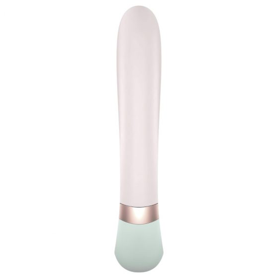 Satisfyer Heat Wave - inteligentný, pákový vibrátor s ohrevom (mäta)