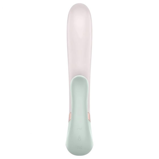 Satisfyer Heat Wave - inteligentný, pákový vibrátor s ohrevom (mäta)