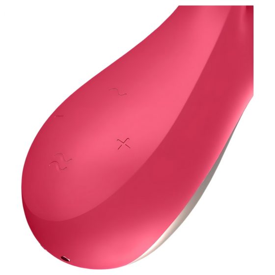 Satisfyer Mono Flex - nabíjací, vodotesný smart vibrátor (červený)