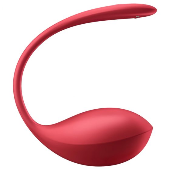 Satisfyer Shiny Petal - vibračné vajíčko s rádiovým ovládaním (červené)