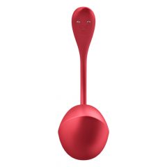   Satisfyer Shiny Petal - rádiové vibračné vajíčko (červené)