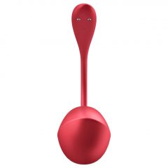   Satisfyer Shiny Petal - vibračné vajíčko s rádiovým ovládaním (červené)