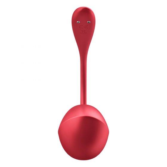 Satisfyer Shiny Petal - rádiové vibračné vajíčko (červené)