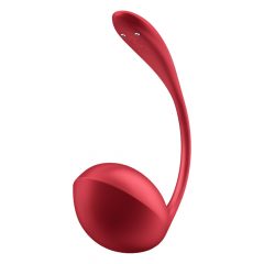   Satisfyer Shiny Petal - rádiové vibračné vajíčko (červené)