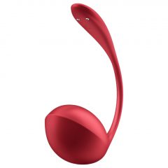   Satisfyer Shiny Petal - vibračné vajíčko s rádiovým ovládaním (červené)