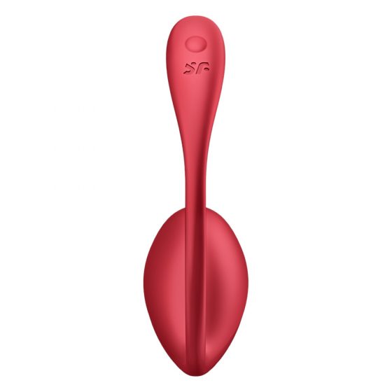 Satisfyer Shiny Petal - rádiové vibračné vajíčko (červené)