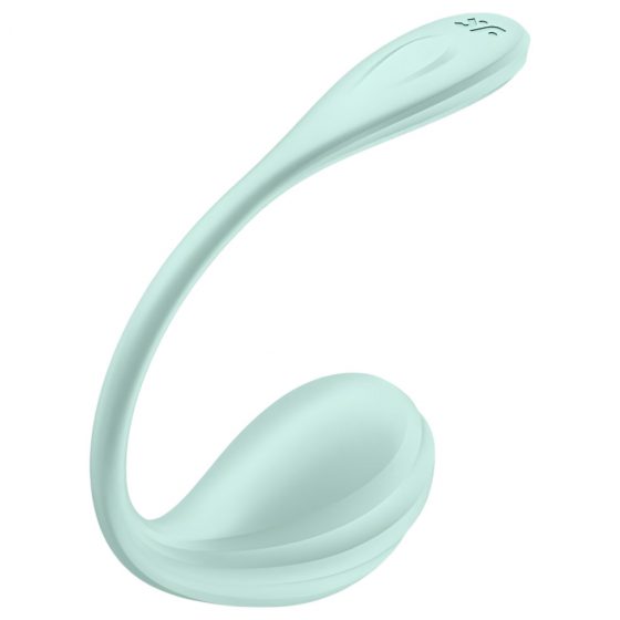 Satisfyer Smooth Petal - inteligentné vibračné vajíčko (zelené)