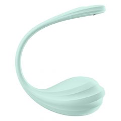   Satisfyer Smooth Petal - inteligentné vibračné vajíčko (zelené)