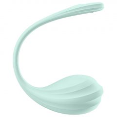   Satisfyer Smooth Petal - inteligentné vibračné vajíčko (zelené)