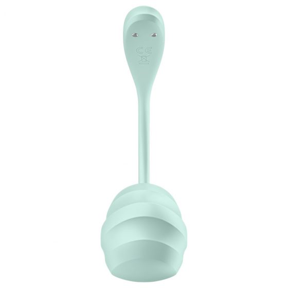 Satisfyer Smooth Petal - inteligentné vibračné vajíčko (zelené)