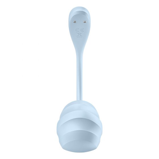 Satisfyer Smooth Petal - inteligentné vibračné vajíčko (modré)