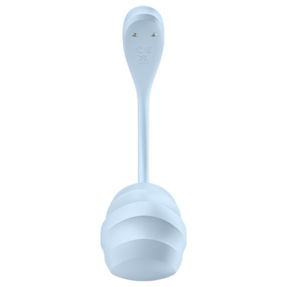 Satisfyer Smooth Petal - inteligentné vibračné vajíčko (modré)