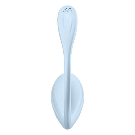 Satisfyer Smooth Petal - inteligentné vibračné vajíčko (modré)