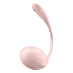   Satisfyer Ribbed Petal - rádiové vibračné vajíčko (ružové)