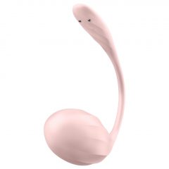   Satisfyer Ribbed Petal - rádiové vibračné vajíčko (ružové)