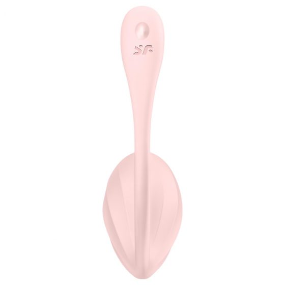 Satisfyer Ribbed Petal - rádiové vibračné vajíčko (ružové)