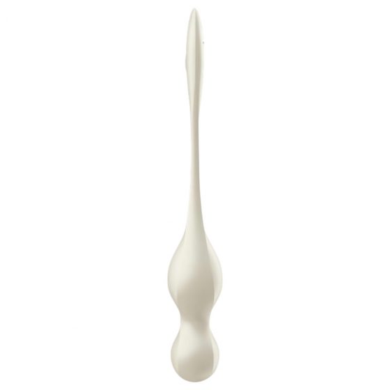 Satisfyer Love Birds 1 - inteligentné, vibračné venušine guličky (biele)