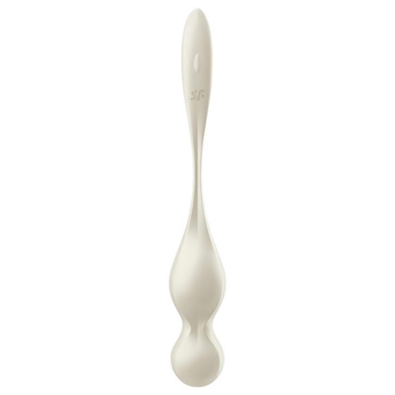 Satisfyer Love Birds 1 - inteligentné, vibračné venušine guličky (biele)