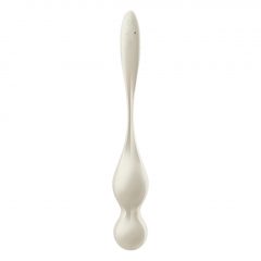   Satisfyer Love Birds 1 - inteligentné, vibračné venušine guličky (biele)