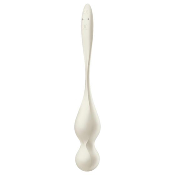 Satisfyer Love Birds 1 - inteligentné, vibračné venušine guličky (biele)