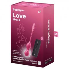   Satisfyer Love Birds 2 - inteligentné, vibračné venušine guličky (ružové)