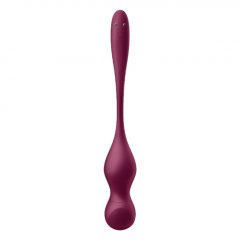   Satisfyer Love Birds Vary - inteligentná, variovateľná venušina guľôčka (bordová)