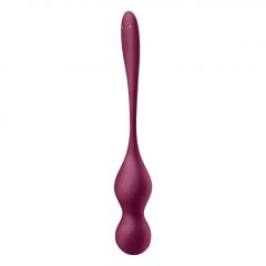   Satisfyer Love Birds Vary - inteligentná, variovateľná venušina guľôčka (bordová)