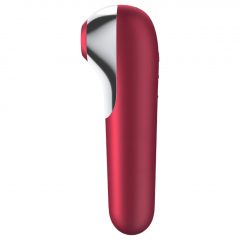   Satisfyer Dual Love - nabíjací, vodotesný smart vibrátor na klitoris a vagínu (červený)