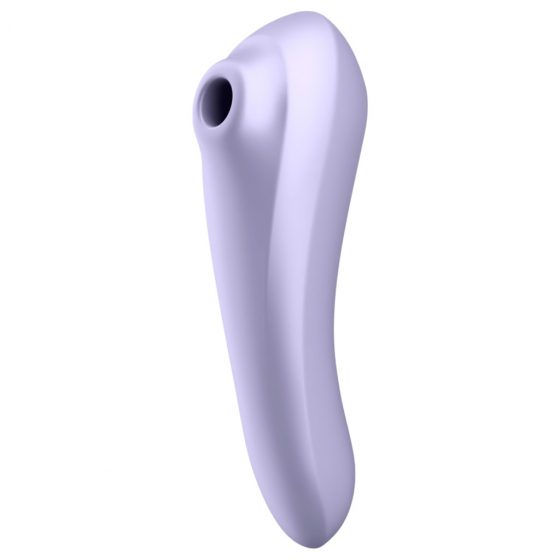 Satisfyer Dual Pleasure - nabíjací, vodotesný smart vibrátor na klitoris a vagínu (fialový)