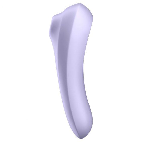 Satisfyer Dual Pleasure - nabíjací, vodotesný smart vibrátor na klitoris a vagínu (fialový)