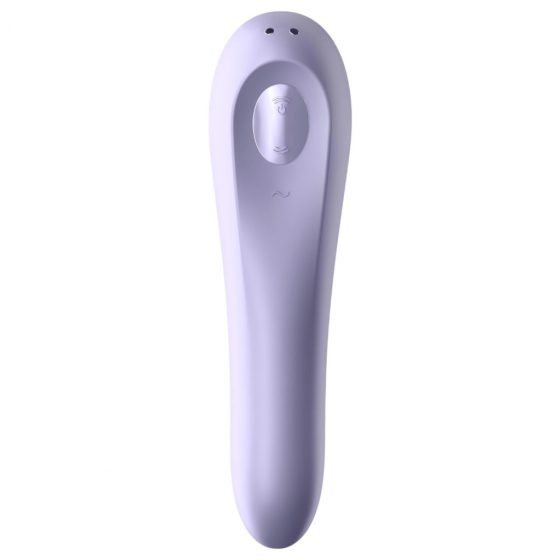 Satisfyer Dual Pleasure - nabíjací, vodotesný smart vibrátor na klitoris a vagínu (fialový)