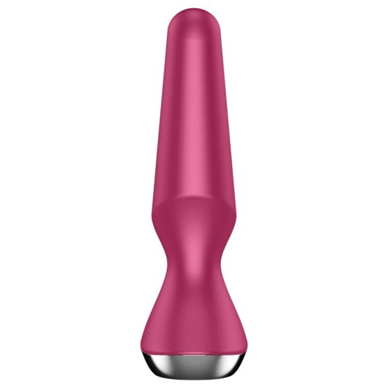 Satisfyer Plug-ilicious 2 - inteligentný análny vibrátor (červený)